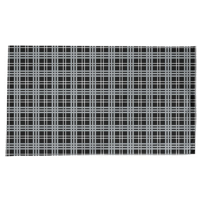 Nappe en mélange de coton à carreaux