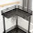 Corner Shower Caddy With 3 Tiers, Rustproof Shelves And Hooks For Bathroom Storage