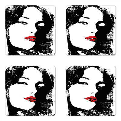Square 4 Piece Coaster Set