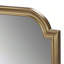 Miroir mural doré