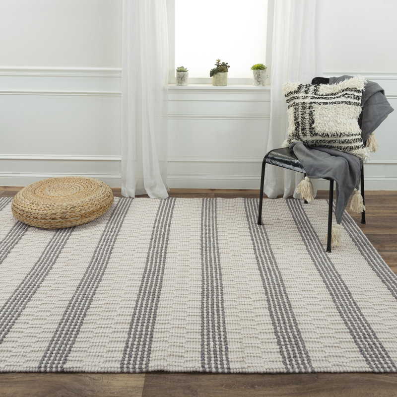 Filipe Wool Striped Indoor Rug, 5' X 7'6"