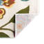 Tapis ivoire à motif floral Daignault-463977346