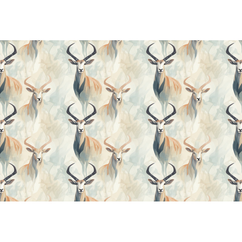 Literie aquarelle antilope, Grand édredon