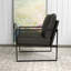 Faux Leather Armchair-1877580783