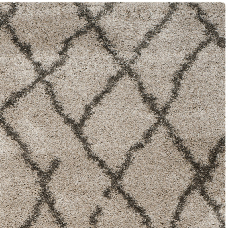 Sgb-Belize Shag Performance Abstract Rug, Rectangle 2'3" x 5'