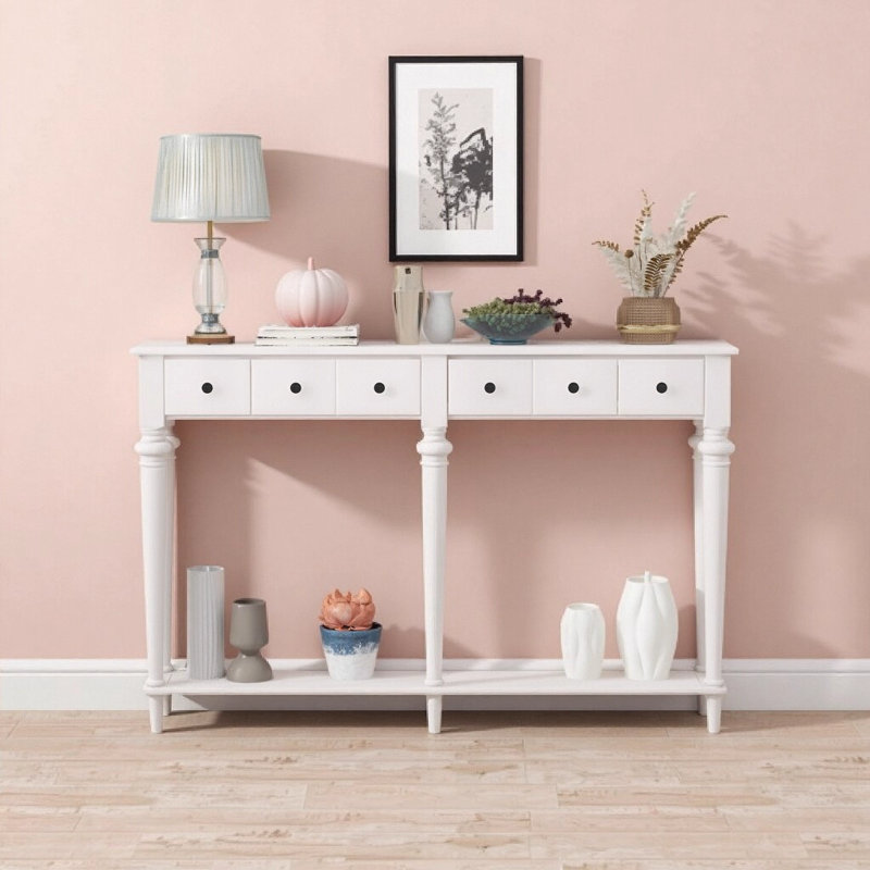 Donnovan 59.8" Console Table, White