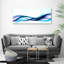 Waves Abstraction - Wrapped Canvas Print