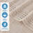 Hochman 100% Zero Twist Cotton Waffle Honeycomb Plush Absorbent Bath Towel-1853764264