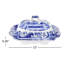 Spode Blue Italian Vegetable Dish, Covd 12"