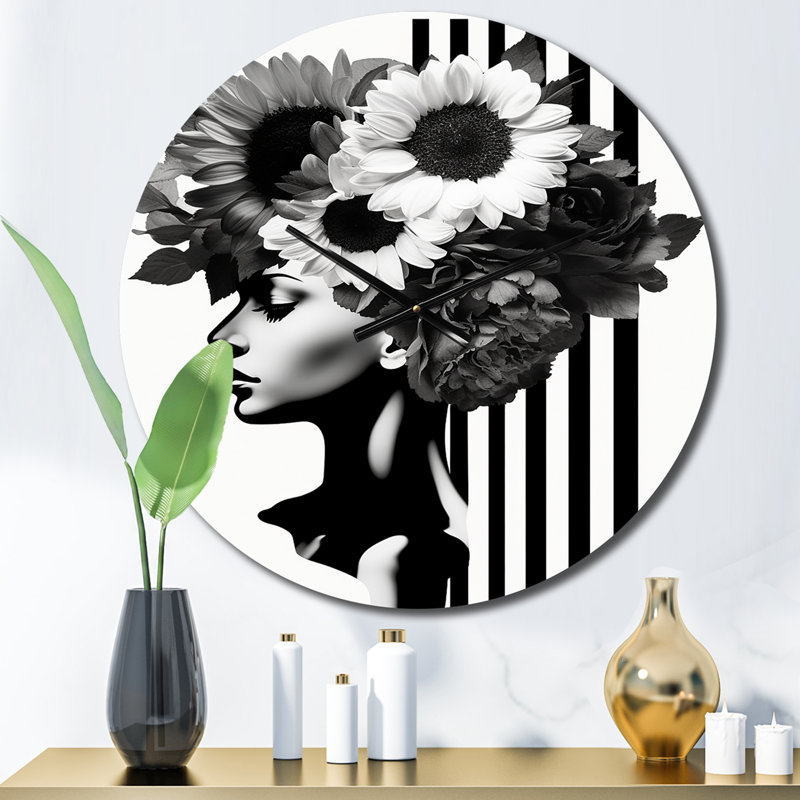 Horloge murale vintage femme, Petit