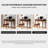 39.37"Brown Retro Rectangle Solid Wood Writing Desk,2-drawer-1070123906