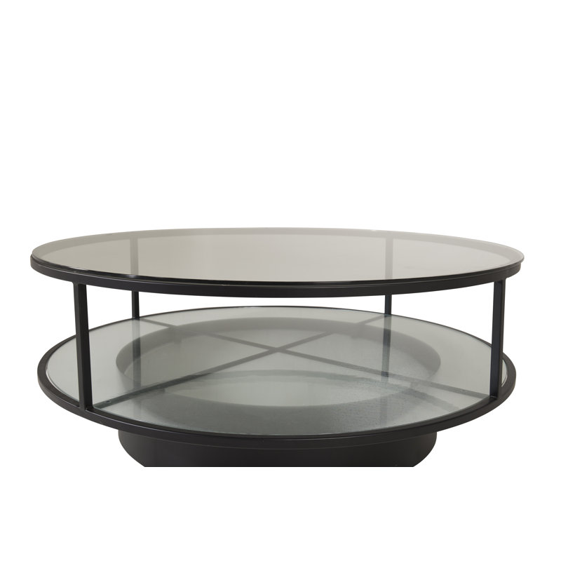 Solid Coffee Table with Storage