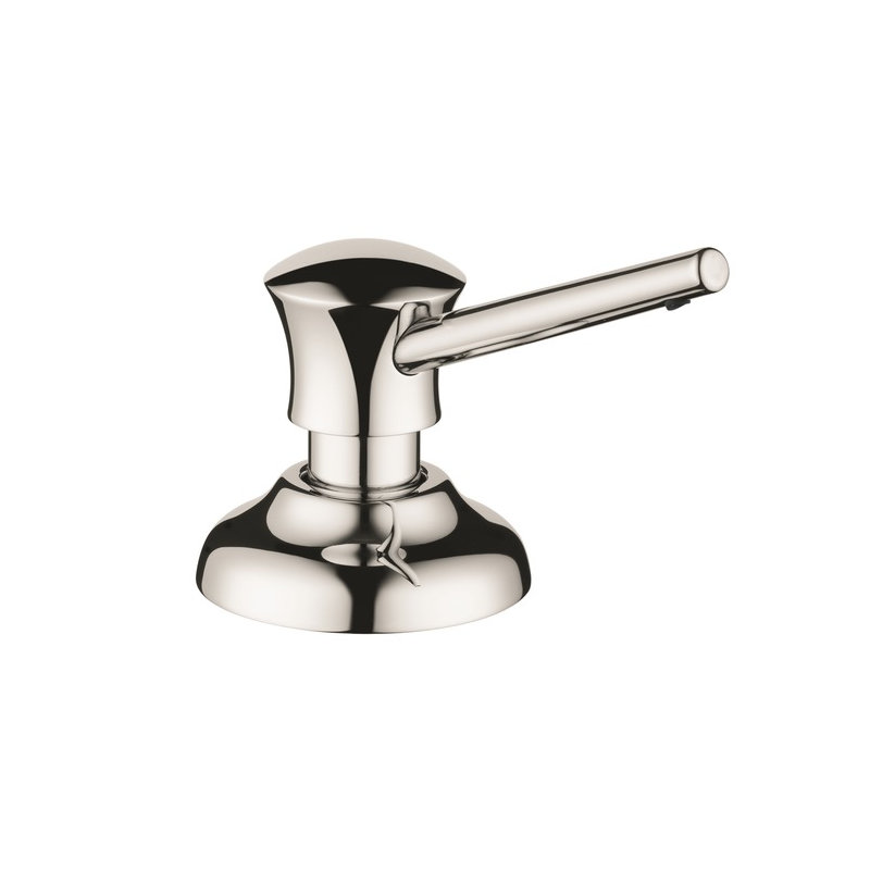 Traditional Soap Dispenser, Polished Nickel