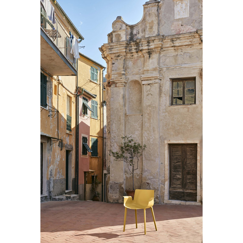 Outdoor Dining Armchair, Mustard