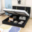 Lit plateforme tapissier avec rangement Hristofer-304223075-304223069