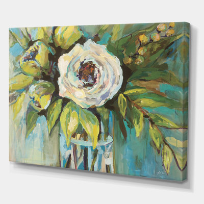 « rw maison jardin ii on wood », impression sur toile tendue