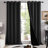 Deconovo 100 Percent Blackout with Liner Grommet Curtain Panel Pair-75195024-75195031