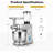 VIVOHOME 10 Speed 8.5 Quarts Stand Mixer Bowl Cover Mixer Accessory-93467297