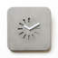 Low Tech Concrete Wall Clock