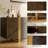 Laylonie 63'' Wide Wood Buffet Sideboard Cabinet