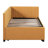 Upholstered Daybed In Yellow, With Twin Size Trundle And Construction Yellow Linen Trundle, Robust Structure, No Box Spring Requirement-2101033853