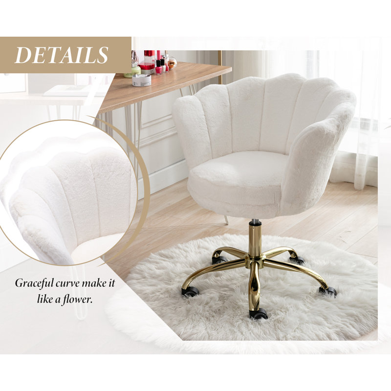 Aderinsola Office Chair, White