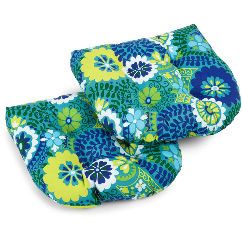 Outdoor 5'' Seat Cushion, Luxury Azure