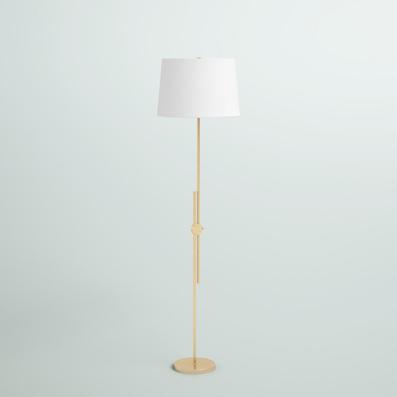 Lampe sur pied 64 po Aniya, Bronze
