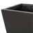 Outdoor Matte Cast Stone Planter 13" X 28.5" - Tapered, Decorates Backyard Adds Appeal