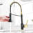 Commercial Kitchen Faucet With Pull Down Sprayer, Single Handle Single Lever Kitchen Sink Faucet-116628772