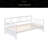 Modern Solid Wood Daybed, Multifunctional, Twin Size-900520971