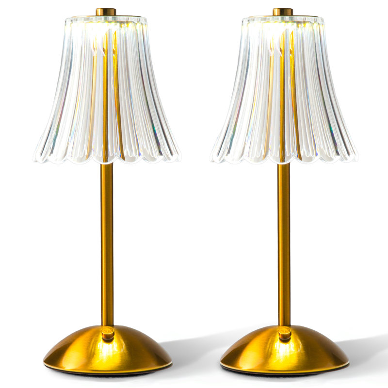 Bell + Howell Alma Table Lamp 2 Pack Led Rechargeable