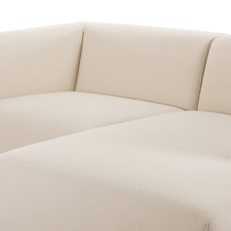 Lawndale 2PC Sectional LAFC-Fayette Cloud, Right Hand Facing, Fayette Cloud Polyester Blend