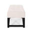 Modern Featuring Upholstery And Sleek Black Legs Elegant Button- With Cover Graceful Base-810829469