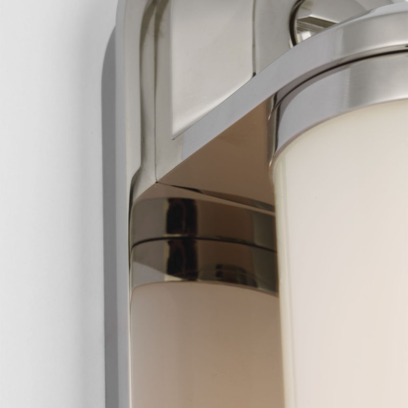 Ralph Lauren Belgrave 32" Linear Bath Light, 32" H x 3" W x 3.75" D, Polished Nickel, 2100 W