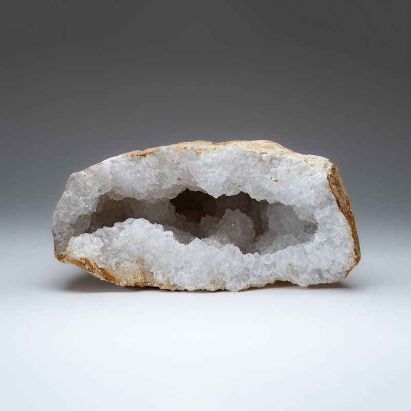 Véritable géode de calcite du Maroc (16,6 lb), H 6 po x l 11 po x P 7 po
