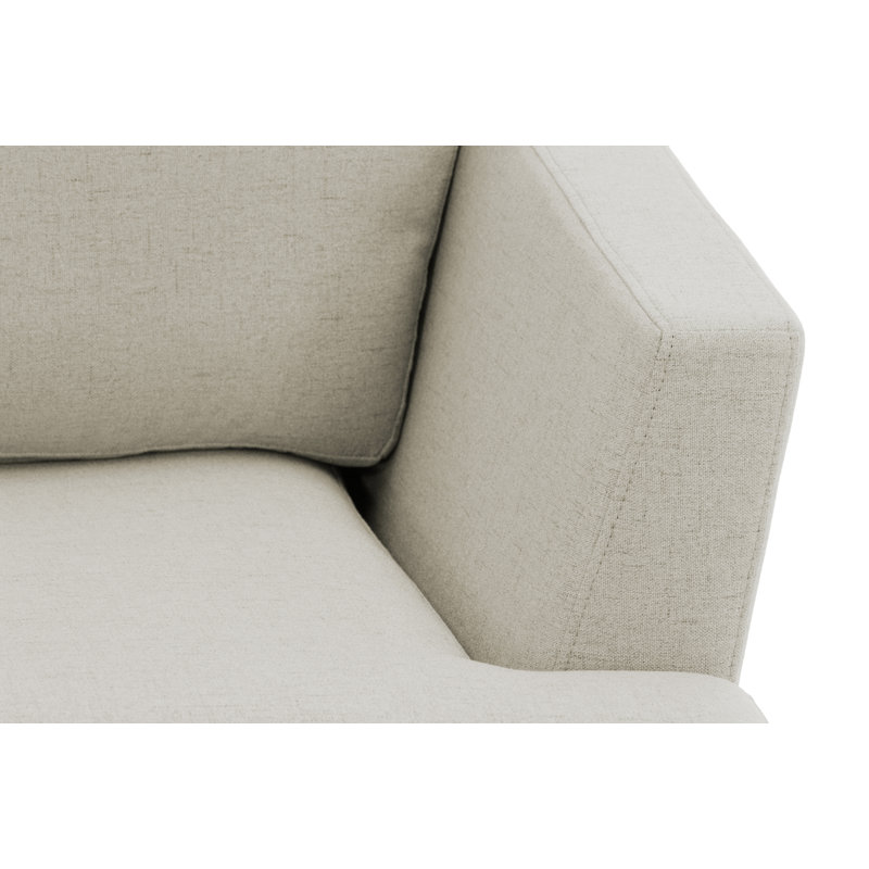 Jovany Velvet Armchair, Beige