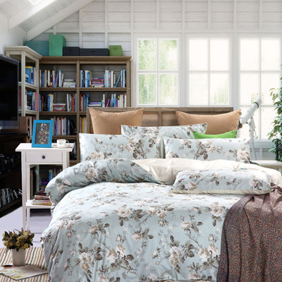 Floral Cotton Floral Duvet Cover