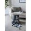 Jeté décoratif en coton recyclé Stripecotton