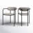 Belarus 18.25'' H Upholstered Metal Armchair-1342923456-1342923454