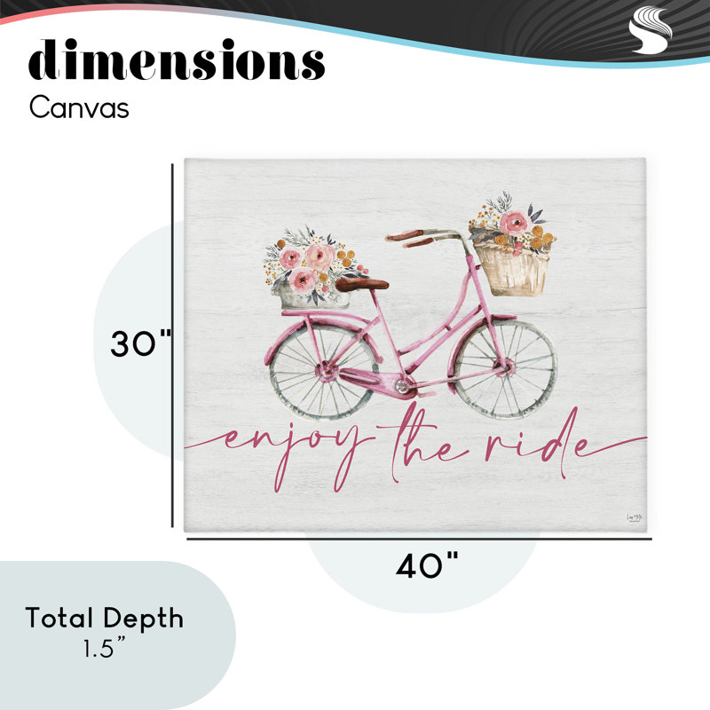 Enjoy The Ride, toile de Lux + Me Designs, H 30 po x l 40 po