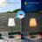 18'' Solar Powered Outdoor Table Lamp