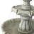 Malpelo Traditional 2-Tier Resin Solar Water Fountain with Battery Backup - White-1036765757