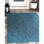 Tapis bleu sarcelle intérieur / extérieur Sevim-22495255