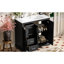 36" Modern Bathroom Vanity With Ceramic Sink, Black Finish, Soft-close Doors, Luxury Handles And Customized Storage Featuring Hinges, 3 Drawers Modules-157859419