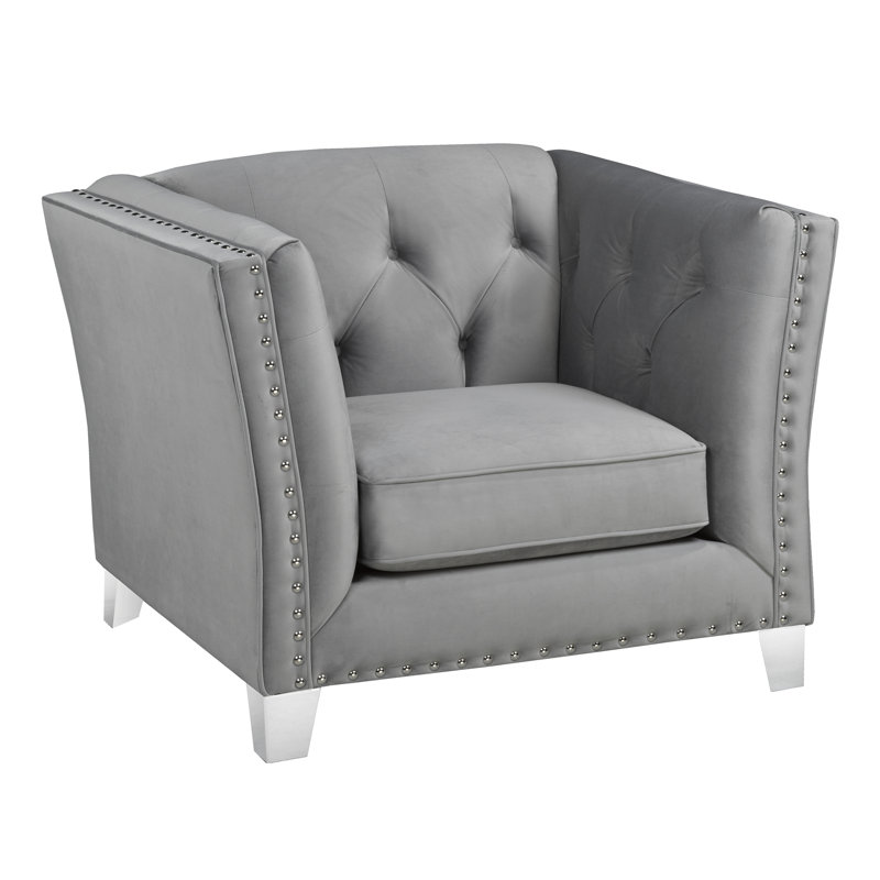 Fauteuil Shept Mallet, Gris