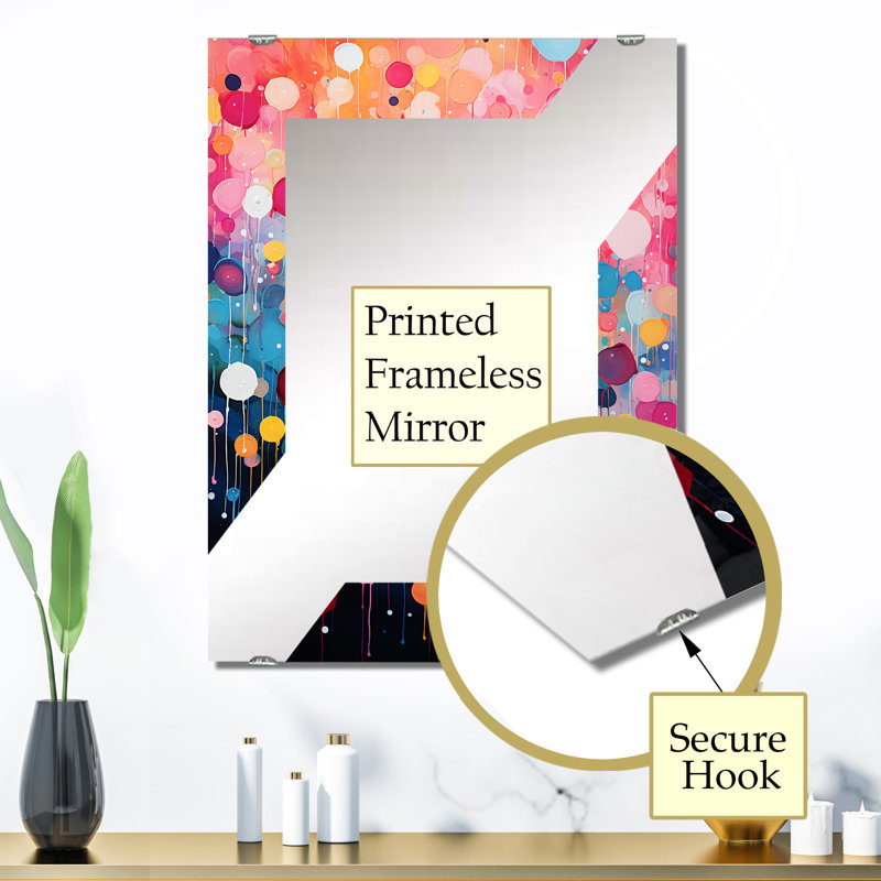 Murby - Miroir mural Pop Art MIR135790, 32 po x 24 po
