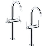 Atrio Single Hole Bathroom Faucet, Less Handles