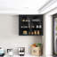 Armoire murale à portes vitrées, rangement fermé-108237316