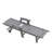 Oversized HDPE 5-Position Adjustable Outdoor Chaise Lounge Chair with Cup Holder Wheels,All-Weather Portable Reclining Patio Lounger for Deck,Poolside,Lawn,Garden,Backyard(Set of 4)-958669545-958669549